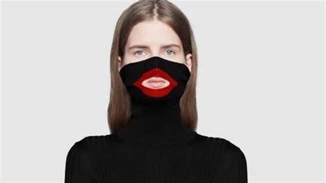 gucci black face turtleneck.